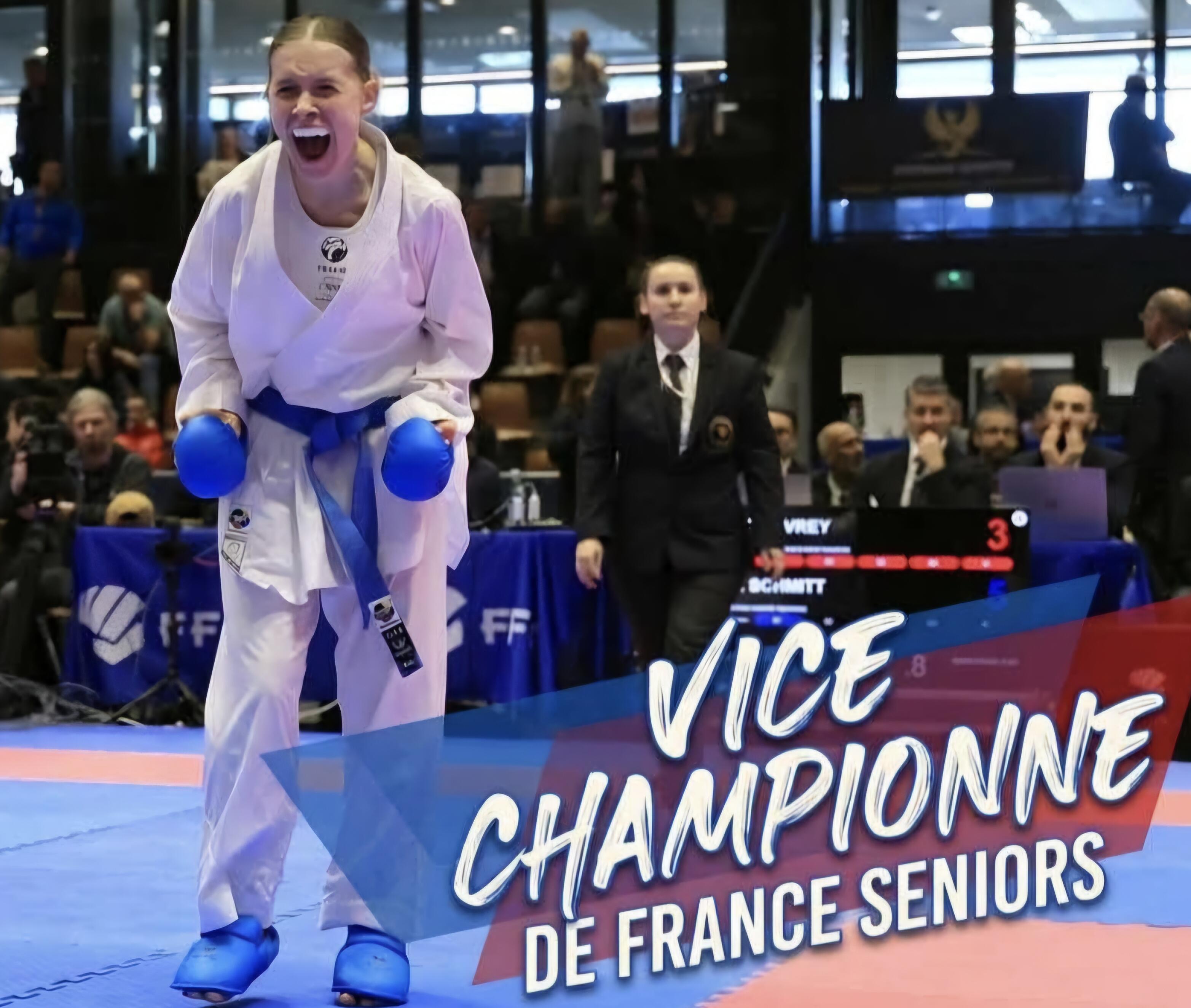 Elsa SCHMITT vice-championne de France Séniors.